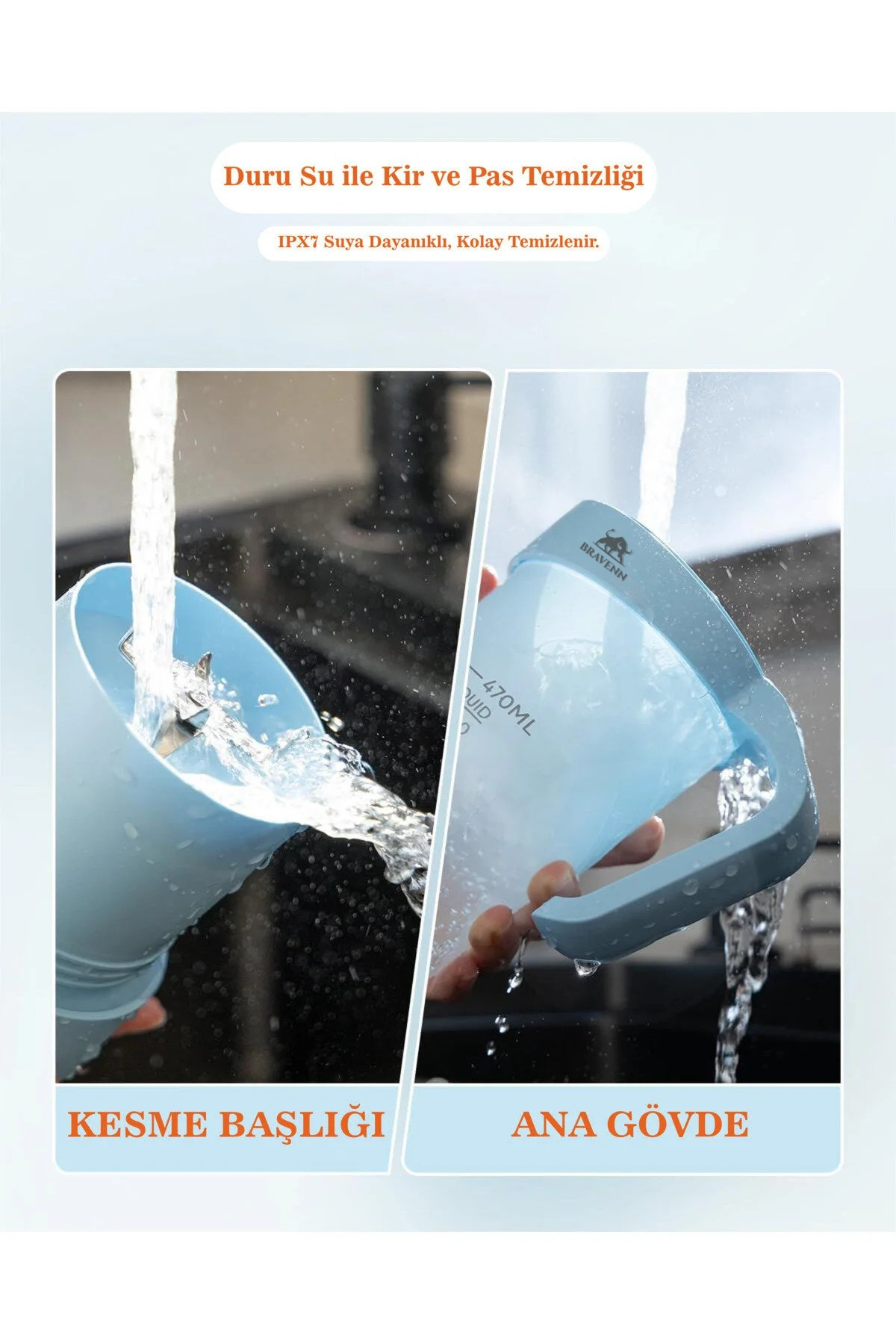 Bravenn Şarjlı Taşınabilir Blen