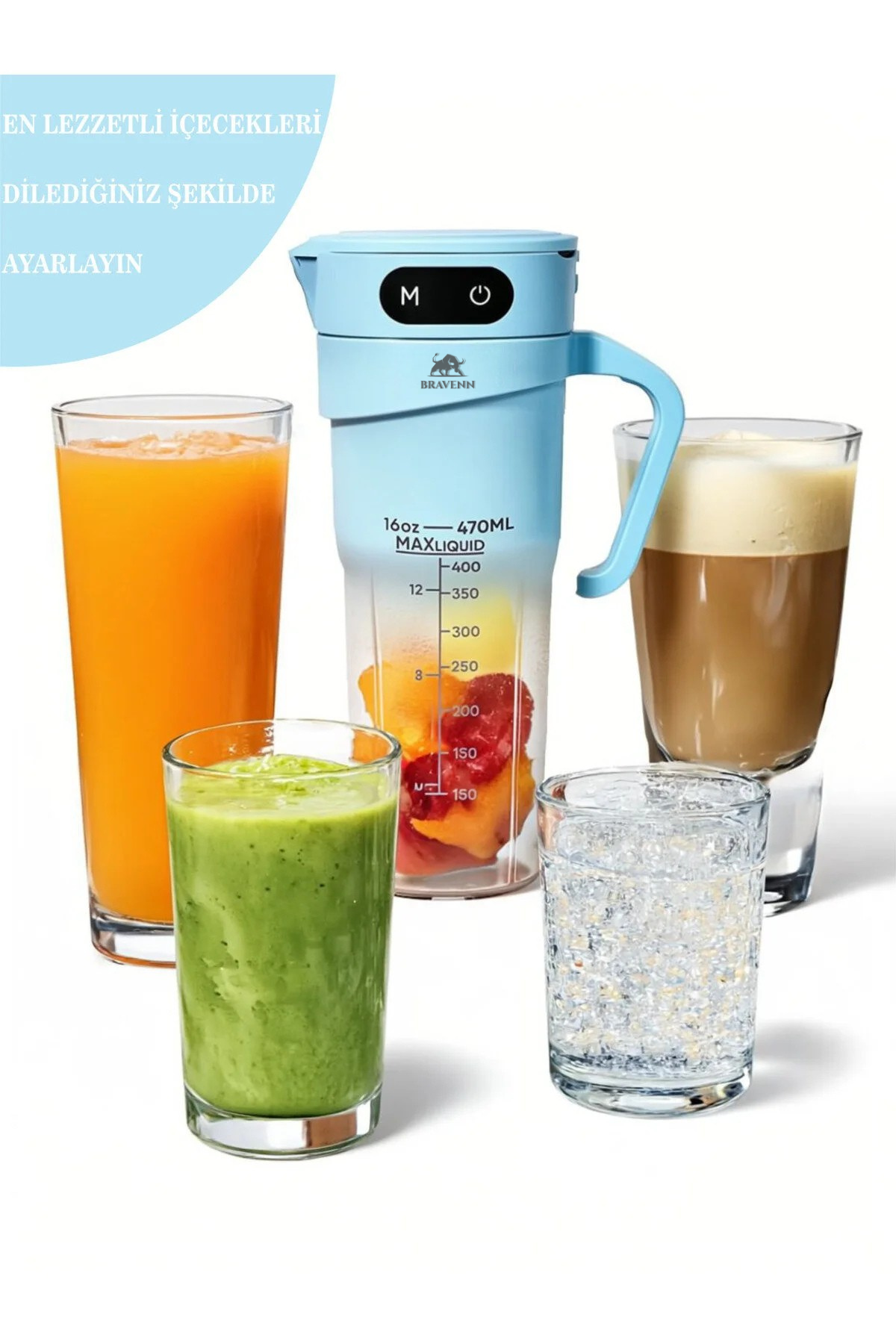 Şarjlı Taşınabilir Mini Blender