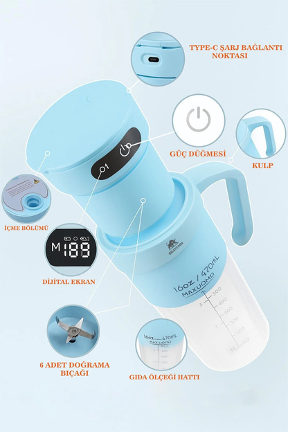 Bravenn Şarjlı Taşınabilir Blen